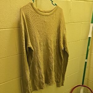 Sonoma Men's Long Sleeve Shirt - Mustard Yellow